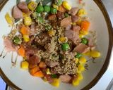 全てレンジ冷めても美味しい洋風梅炒飯弁当作り方6写真