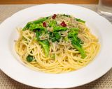 菜の花とちりめんじゃこのパスタ作り方9写真