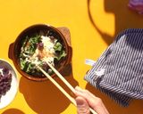 ちぢみほうれん草の和風ドリア【食遺産】作り方21写真