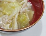 うちの母の味☆キャベツと豚肉のお味噌汁♬作り方15写真