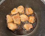 揚げない甘辛チキン作り方4写真