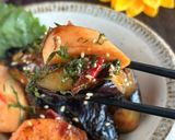 【さっぱり副菜】山芋とナスの梅醤油炒め作り方5写真