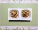 節約簡単夕飯昼食韓国風納豆鶏そぼろスタミナ炒め丼作り方2写真