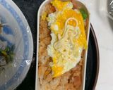 レンジ簡単洋風キムチチリ味オムライス弁当作り方13写真