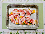 簡単おつまみ！南瓜チーズ豚バラ肉の肉巻き