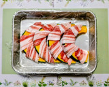 簡単おつまみ！南瓜チーズ豚バラ肉の肉巻き作り方1写真