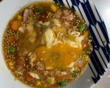 レンジ簡単洋風トマト油淋鶏味炒飯弁当作り方7写真