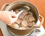 銅鍋てふてふで作る 豚の角煮作り方8写真