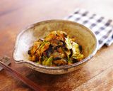 レンジで★麻辣なすキャベツささみ和え作り方10写真