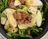 春菊のすき焼き風煮作り方2写真