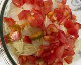 簡単美味しいトマト玉ねぎベーコンの冷製パスタ作り方6写真
