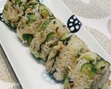 きゅうりとツナの塩昆布おにぎり作り方7写真