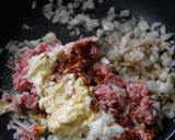 不器用挽肉丼の具作り方1写真
