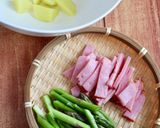 新じゃがとアスパラとベーコンのマヨ炒め作り方1写真