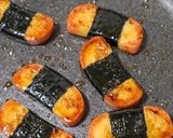 美味しすぎ！かまぼこのバター醤油磯辺焼き作り方4写真