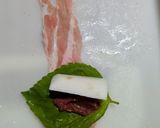 長芋の梅しそ豚肉巻き揚げ作り方2写真