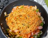超簡単！余ったミートソースでナポリタンパスタ作り方7写真