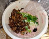 椎茸入りふわふわ豆腐豚つくね作り方3写真