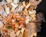 簡単夕食★厚揚げニラ入りスタミナ豚こまキムチ炒め作り方5写真
