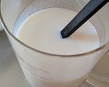 桃の牛乳プリン作り方5写真