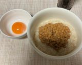 いつもと同じ材料だけど高級な納豆卵ご飯作り方4写真