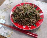 サバ味噌煮缶と豆苗のサラダ作り方2写真
