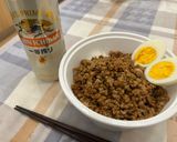 簡単ひき肉 漢の卤肉饭/鲁肉饭作り方6写真