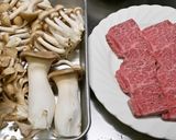 3種キノコのカルビ丼作り方1写真
