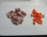 玉ねぎとベーコンの炊き込みご飯作り方2写真