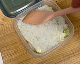 今日のおにぎらず　のり弁風作り方3写真