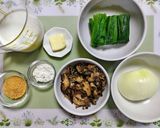 簡単夕飯主菜ワンパン鶏胸肉茸ほうれん草クリーム煮作り方1写真