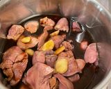 鶏レバーのソース煮⭐︎味付けはソースのみ作り方4写真