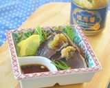 鶏むね肉としめじ 水菜の塩葱醬和え♪作り方5写真