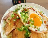 焼肉の生だれで大人気チャーシューエッグ丼作り方10写真