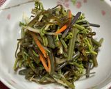 わらびと塩昆布の和え物♪作り方7写真
