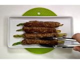 包んで焼く！アスパラバーグ★動画あり★作り方21写真