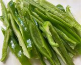 ピーマンのごま風味炒め作り方1写真
