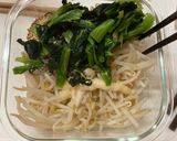 ほうれん草ともやしの塩昆布ナムル作り方3写真