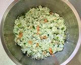 2ステップ！豆腐と鮭のふんわりおやき風作り方1写真