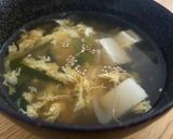 生姜で温か♪ねぎと豆腐のかきたまスープ作り方6写真