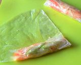 ピリ辛もやしのナムルと野菜の生春巻き♪作り方4写真
