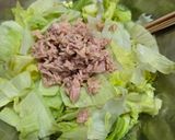 レタスとツナの簡単サラダ作り方2写真