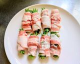 ♡豚バラ肉の梅しそ巻き♡作り方4写真