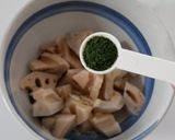 れんこん青のり和え、作り置き作り方3写真