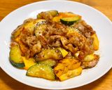 簡単！豚肉とズッキーニの味噌炒め作り方6写真