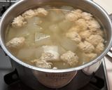 肉団子入り冬瓜（とうがん）スープ作り方5写真
