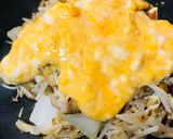 野菜パック活用のお好み焼き●豚玉もやし焼き作り方2写真