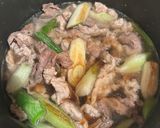すき焼き風うどん作り方6写真