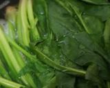 ほうれん草と梅のうどん作り方1写真