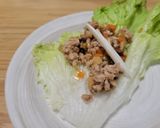 中華風ひき肉のレタス包み(ピリ辛)作り方3写真